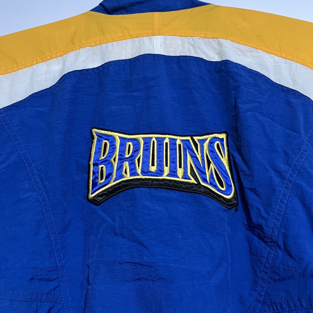 Vintage Reebok UCLA Bruins Nylon Full Zip Windbreaker Jacket unisex MEDIUM Blue